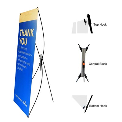 x frame banner stands